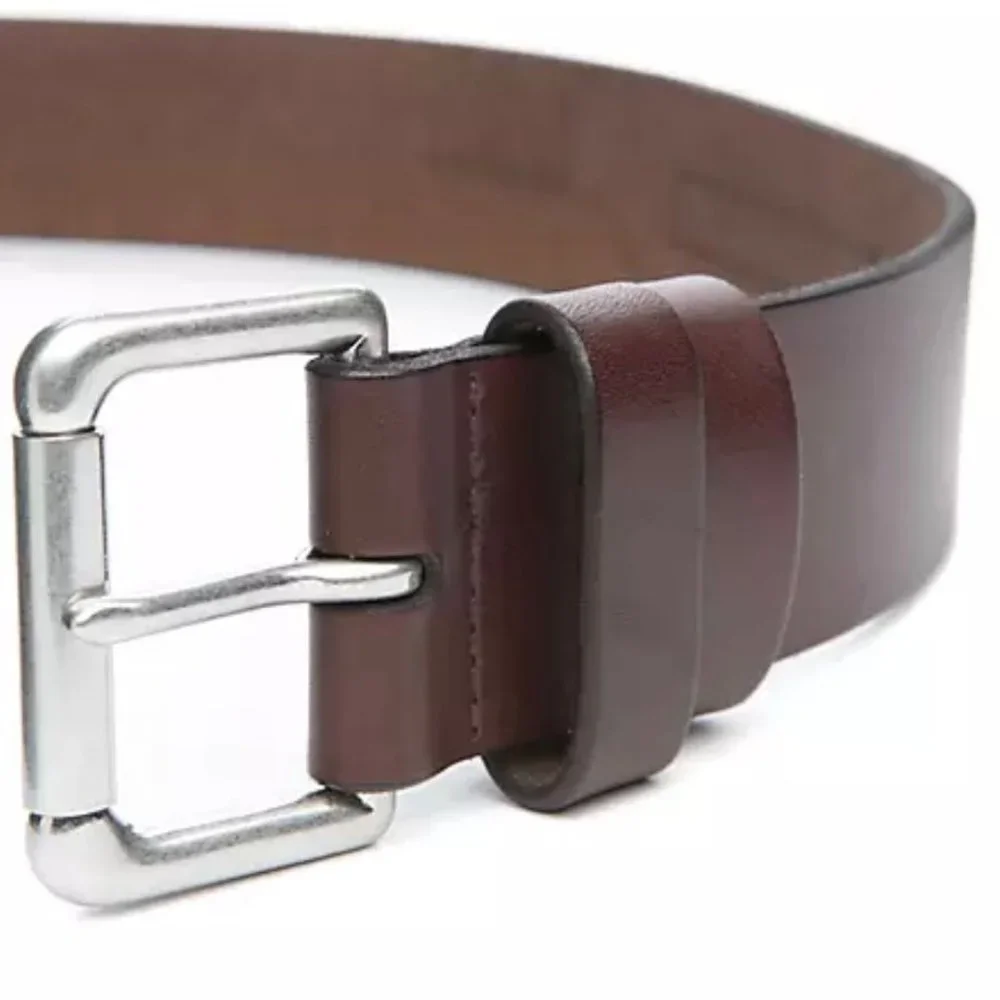 Polo Ralph Lauren Leather Roller-Buckle Brown Belt